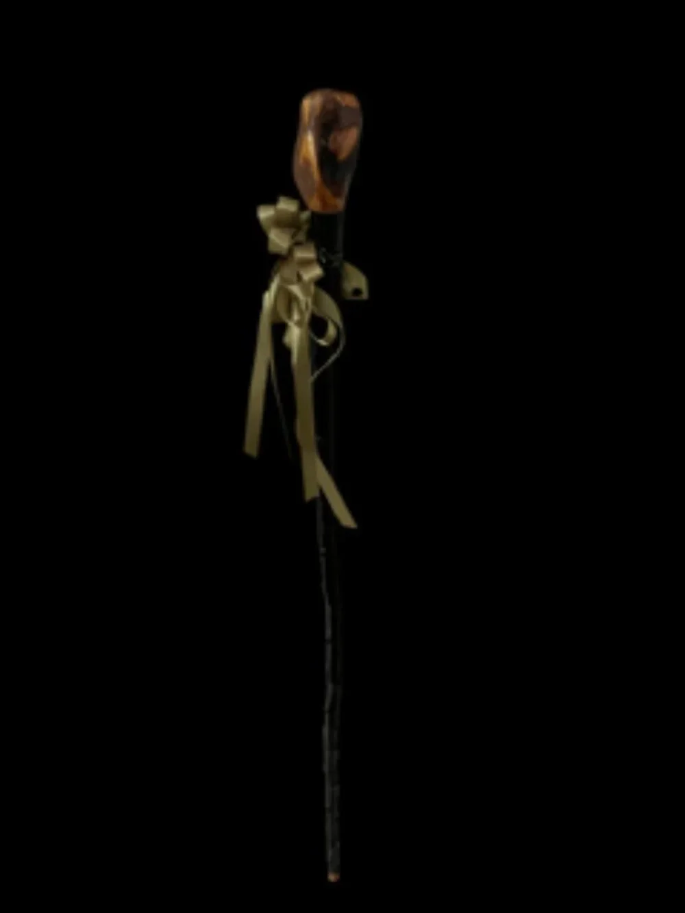 Irish Blackhorn Walking Cane - Picture 3 of 10
